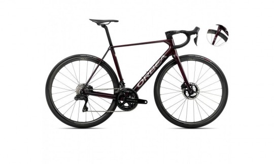 rower szosowy orbea orca m10iltd pwr 2025 bordowo srebrny