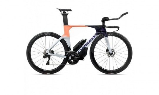 rower triathlonowy orbea ordu m30iltd 2025 srebrno fioletowo pomaranczowy