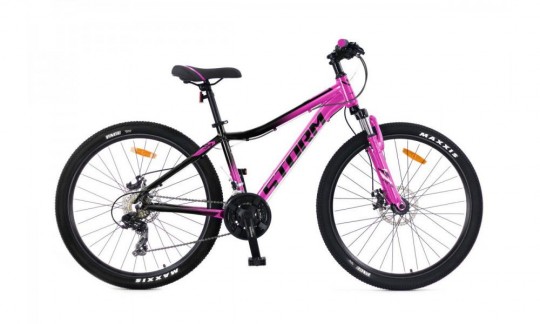 rower gorski storm queen 26 2d rozowo czarny