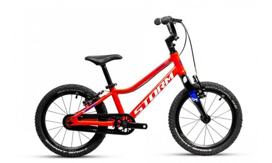 rower dzieciecy storm spike 16 super light czerwony