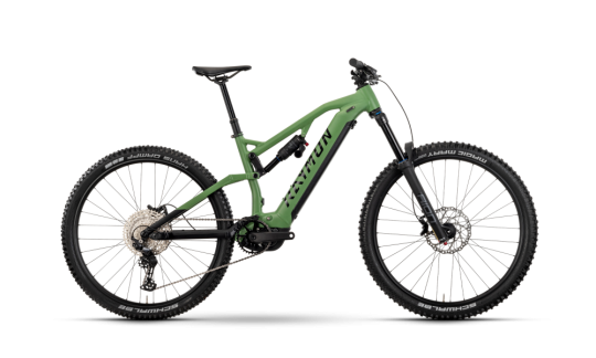 rower gorski elektryczny r raymon trailray 170 zielono czarny