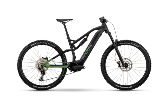 rower gorski elektryczny r raymon trailray 150 czarno zielony