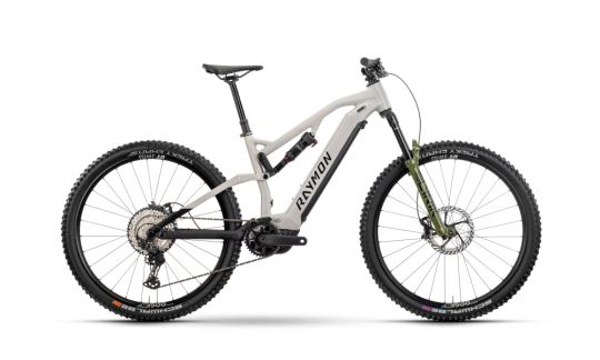 rower gorski elektryczny r raymon trailray 150 ultra bialo czarno zielony