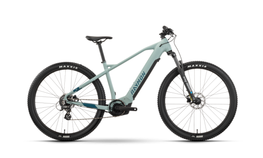 rower gorski elektryczny r raymon hardray select mietowo niebieski