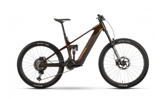 rower gorski elektryczny r raymon tarok air brazowo pomaranczowy