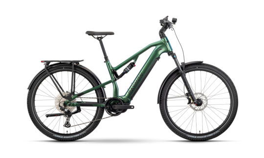 rower trekkingowy elektryczny r raymon crossray pro zielony