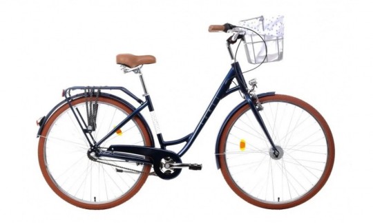 rower miejski romet pop art classic granatowy