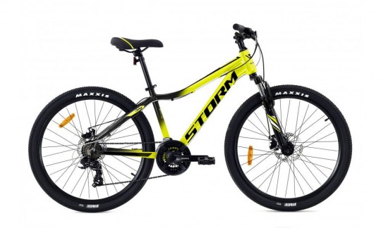 rower gorski storm racer 26 20 zolto czarny