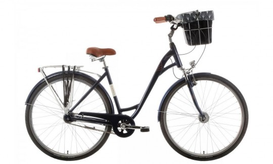 rower miejski romet art deco lux 2024 wersja b granatowy