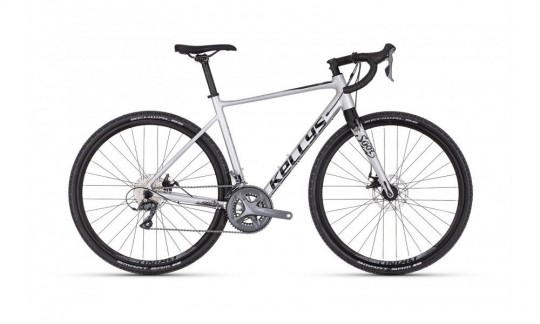rower gravel kellys soot 30 srebrny