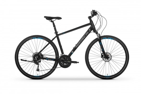 rower crossowy tabou flow 4 0 2025 czarno niebieski