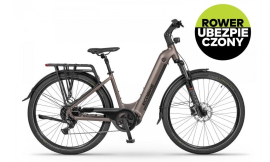 rower trekkingowy elektryczny ecobike lx300 onyx grafitowy