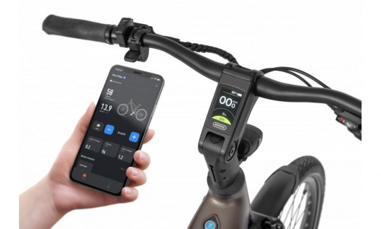 rower trekkingowy elektryczny ecobike lx300 onyx grafitowy