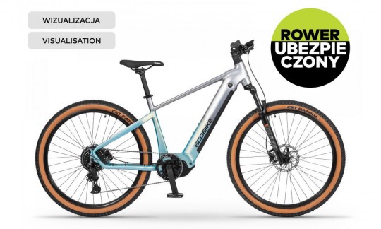 rower gorski elektryczny ecobike core arctic fade lcd niebiesko srebrny