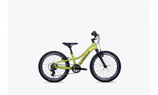 rower dzieciecy unibike twist 026 limonkowy