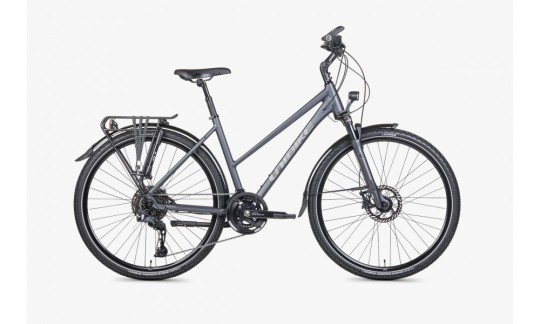 rower trekkingowy unibike globetrotter lady 026 szary