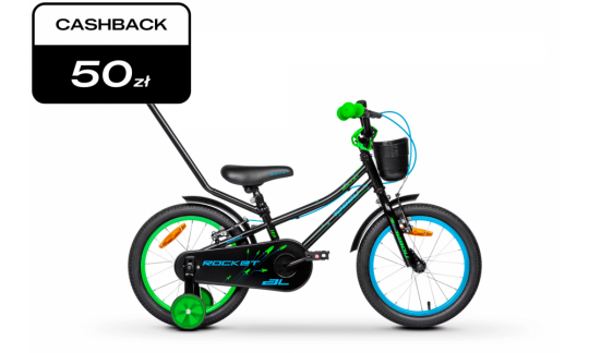 rower dzieciecy tabou rocket al 16 026 czarno niebieski