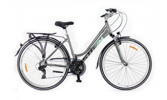 rower trekkingowy storm marathon 1 0 lady srebrno morski
