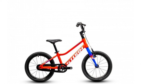 rower dzieciecy storm rocky 16 light czerwony
