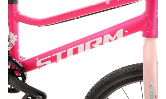 rower dzieciecy storm polly 20 light ciemnorozowy