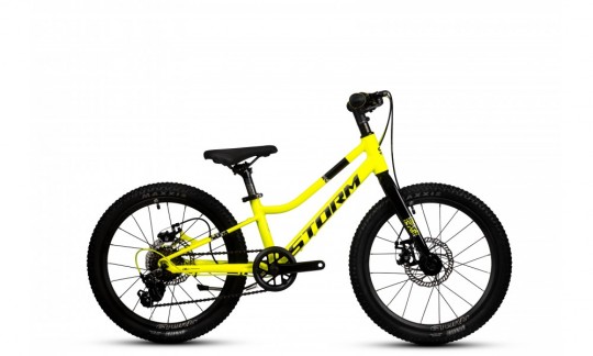 rower dzieciecy storm rocky 20 2md zolty