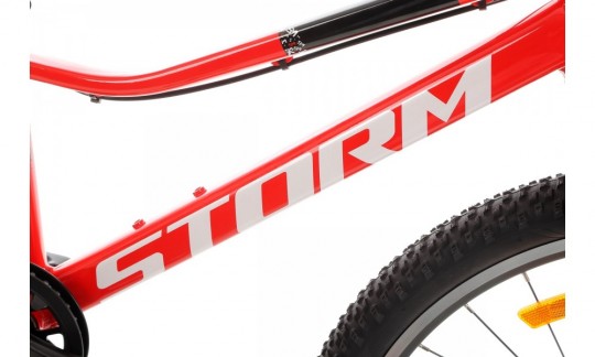 rower dzieciecy storm rocky 24 czerwony