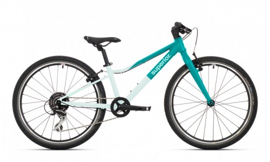 rower mlodziezowy superior f l y  24 vb 026 turkusowo niebieski