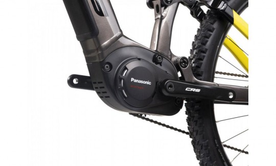 rower gorski elektryczny crussis e full 9 10 900wh szaro zolty