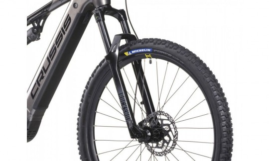 rower gorski elektryczny crussis e full 9 10 900wh szaro zolty