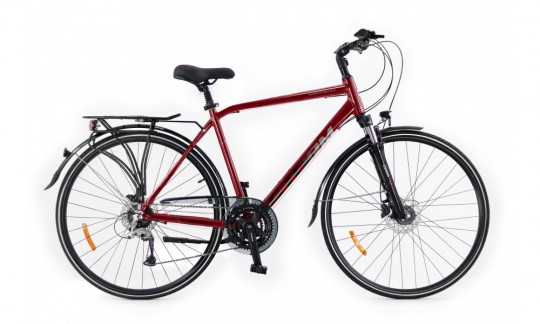 rower trekkingowy storm marathon 9 0 man ltd bordowy