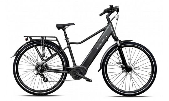 rower miejski elektryczny barton e smart flow man 026 czarny