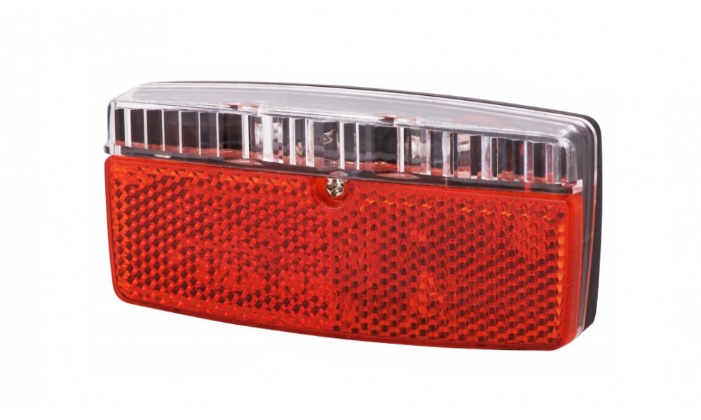 Lampa rowerowa De-One na bagażnik 2-Led z czujnikiem zmierzchu HL-DE070