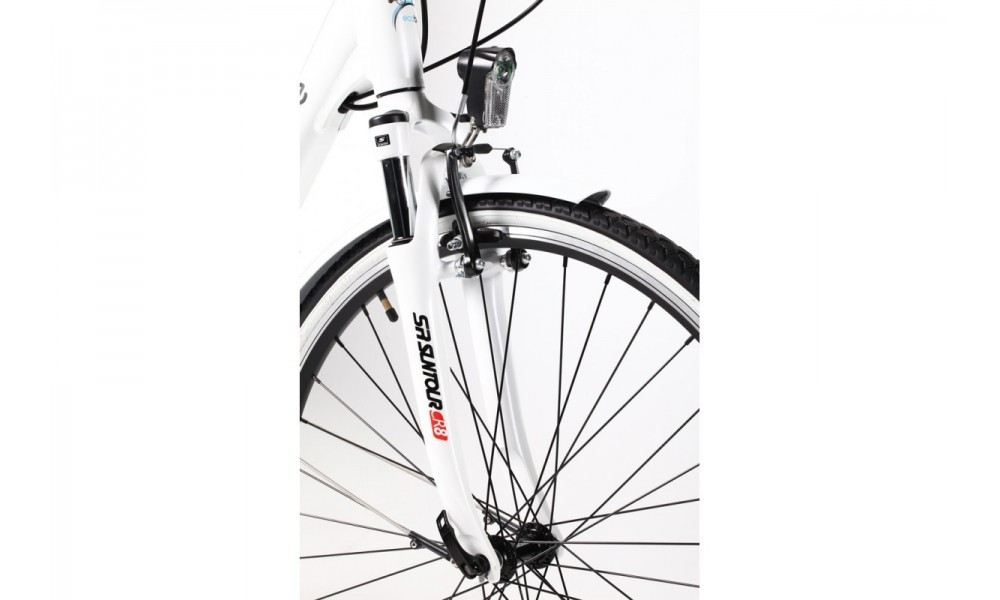 Rower miejski elektryczny Ecobike city white L 2017