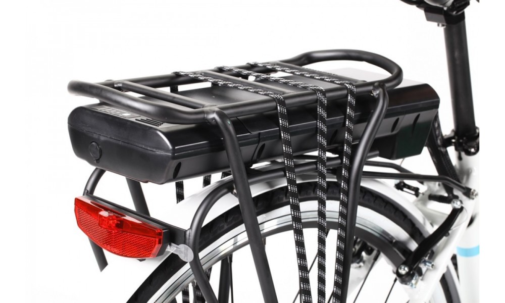 Rower miejski elektryczny Ecobike city white L 2017