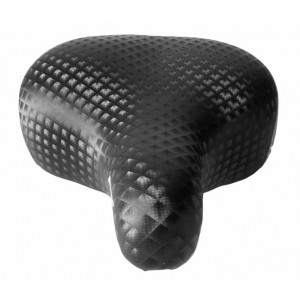 Siodło Azimut City Nice Fat 260x230mm czarno-szare 2