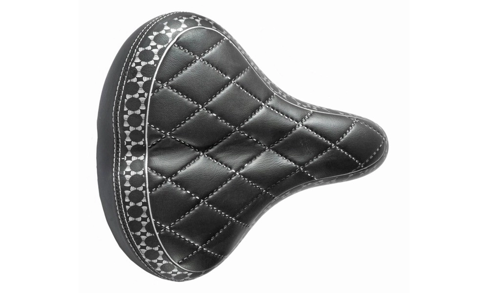 Siodło Azimut City Leather Design 270x230mm czarne