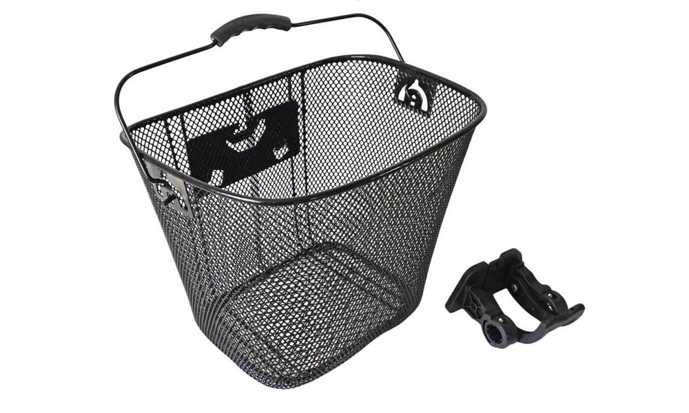 Kosz rowerowy na kierownicę Azimut siatka klip