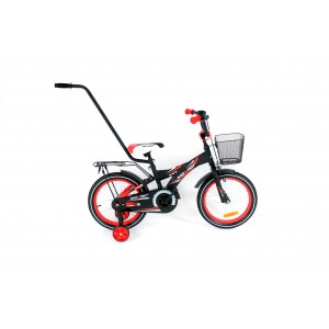 Rower dziecięcy Mexller Bmx 16 czarny-czerwony