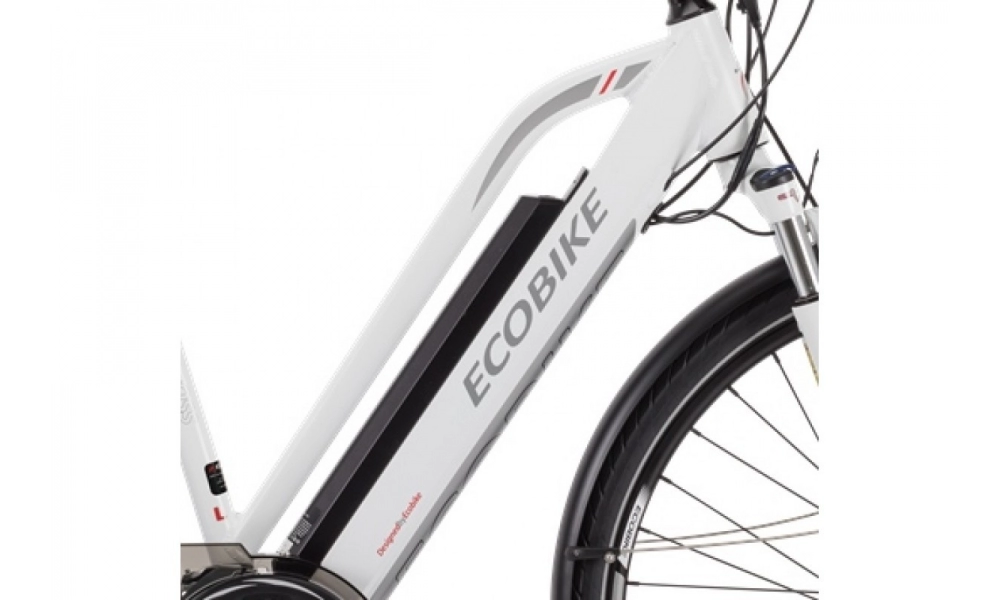 Rower crossowy elektryczny Ecobike S-Cross L White 2017