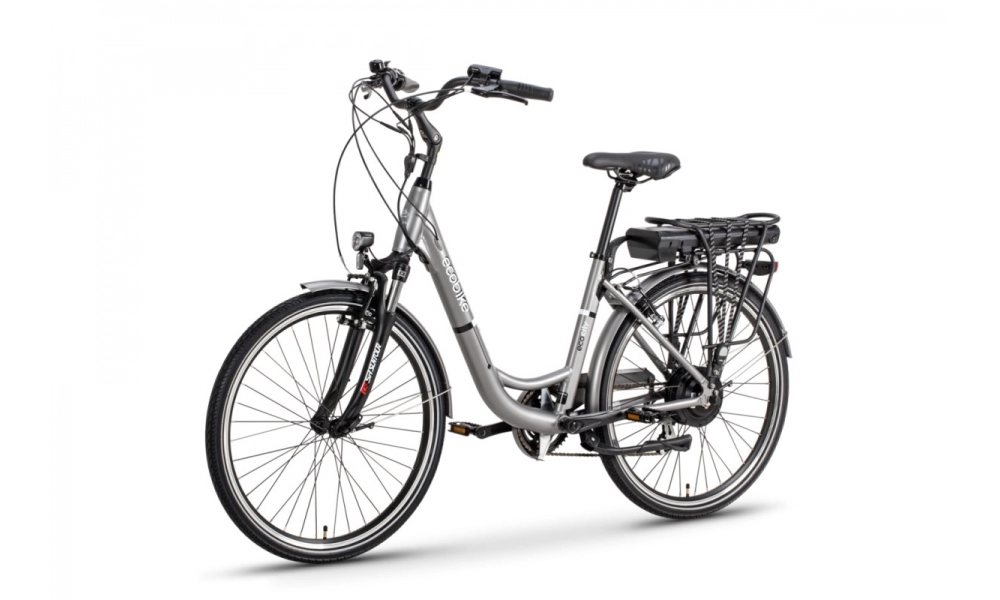 Rower miejski elektryczny Ecobike city l grey 26 350W 