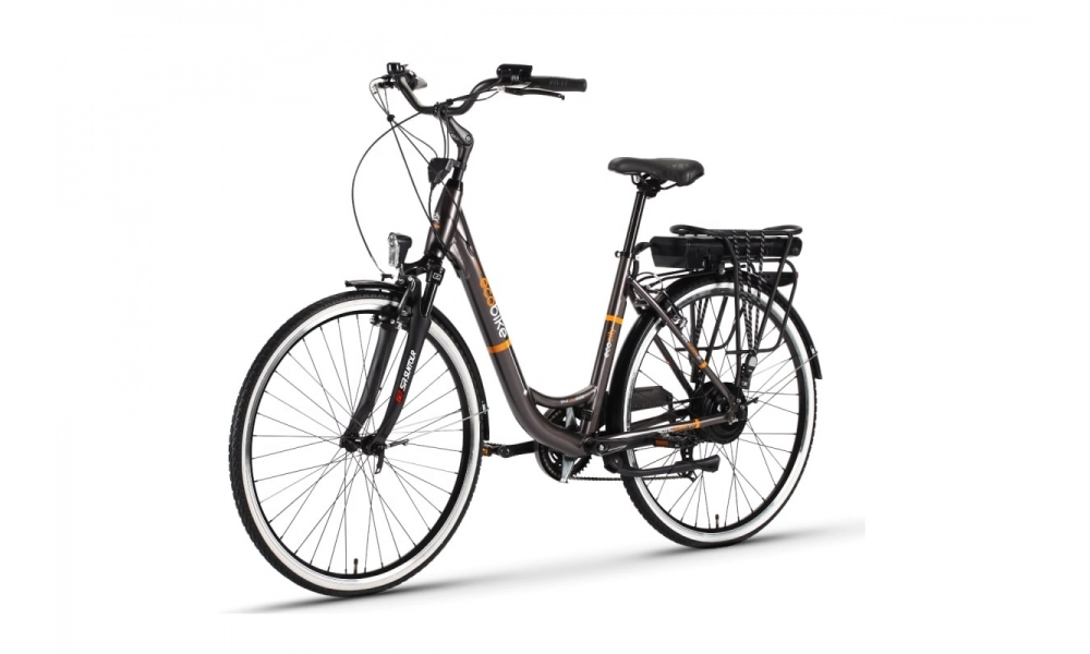 Rower miejski elektryczny Ecobike city l grey 28 250W 2017-19cali 