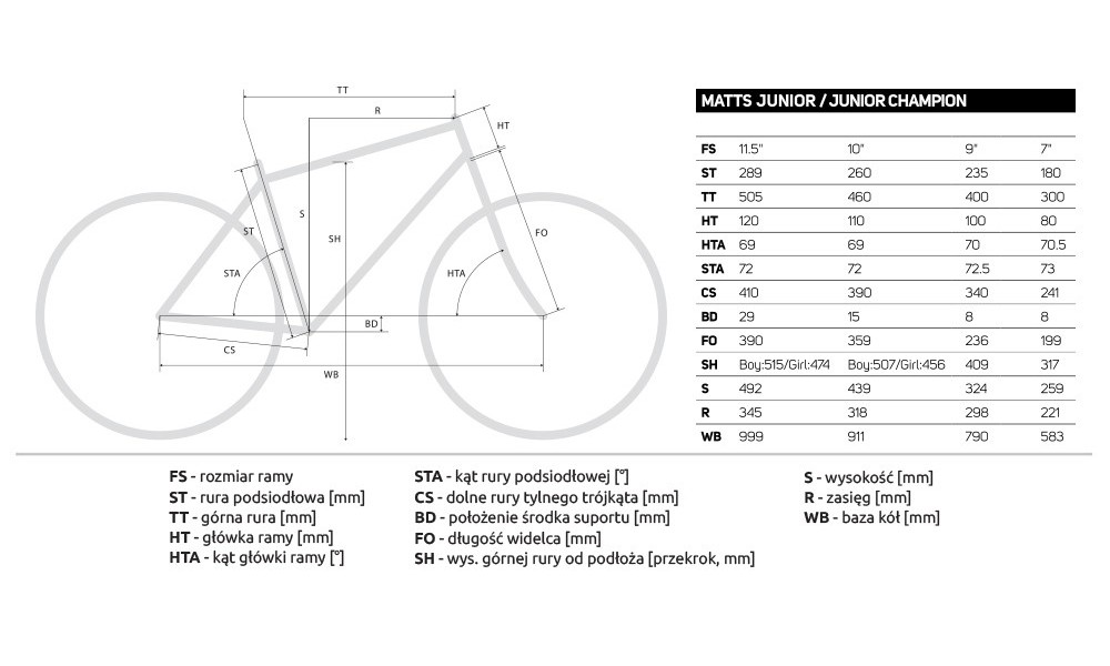 Rower dziecięcy Merida Matts J12 2019