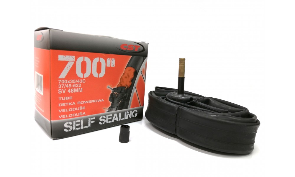Dętka CST 700x35/43 AV (Schrader) 48mm Self-Sealing TB-CS111