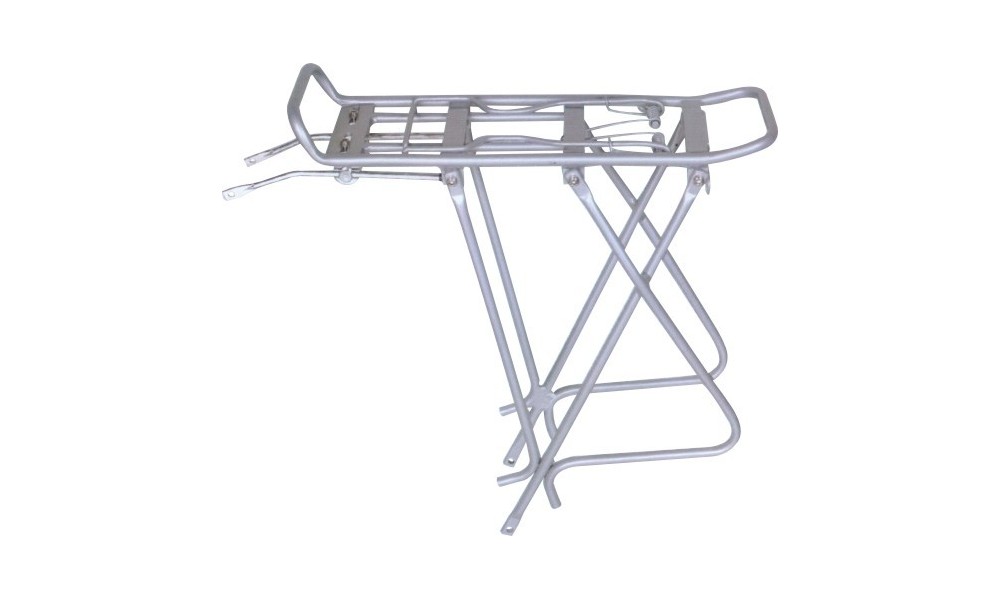 Bagażnik rowerowy 24"-28" regulowany pod sakwy biały