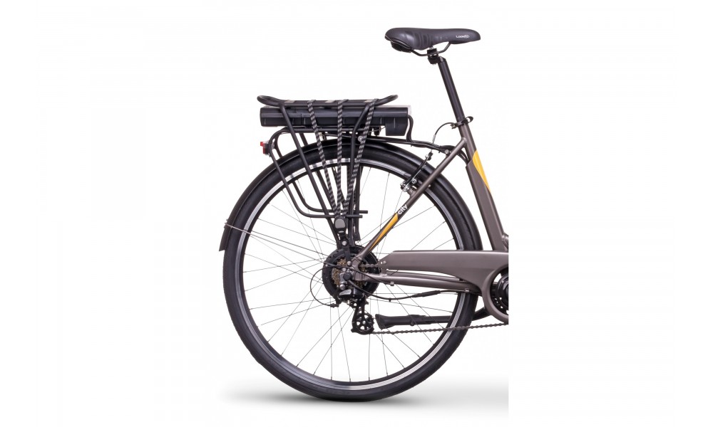 Rower miejski elektryczny Ecobike City L grey 28 250W 2019-bateria-7,5AH