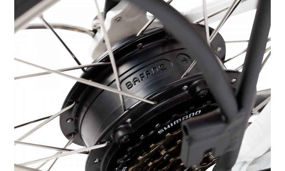 Rower składany elektryczny Ecobike Even White 2019-bateria 10,4AH LG