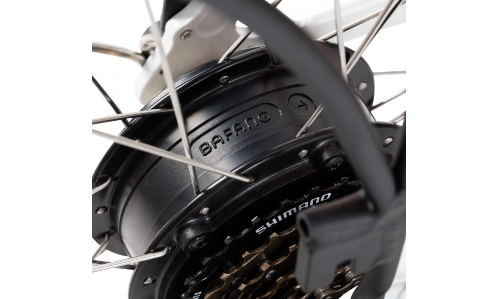 Rower składany elektryczny Ecobike Even White 2019-bateria 10,4AH LG