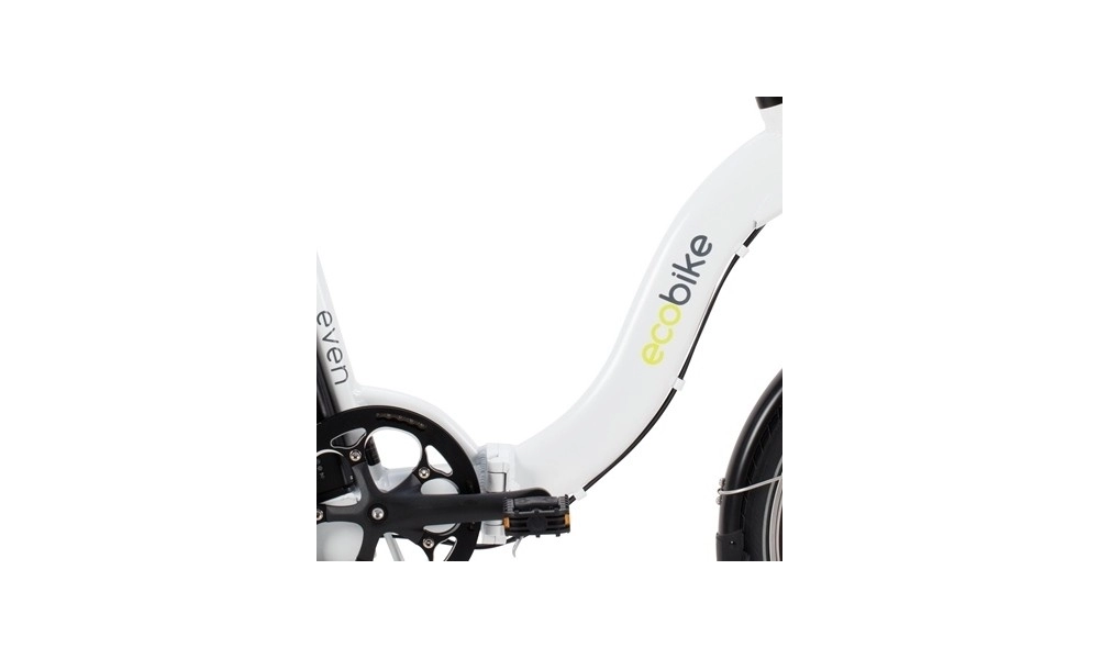 Rower składany elektryczny Ecobike Even White 2019-bateria 10,4AH LG