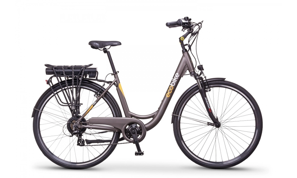 Rower miejski elektryczny Ecobike City L gray Pro 28 250W 2019-bateria 10,4AH Greenway