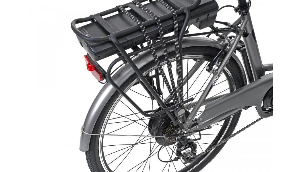 Rower miejski elektryczny Ecobike City L gray Pro 26 250W 2019-bateria 10,4AH Greenway